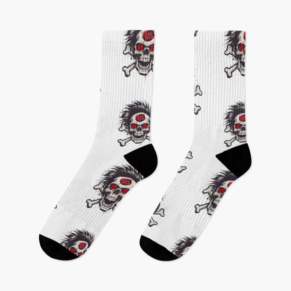 Item preview, Punk Rock Skull designed and sold by NickTaroDesign.