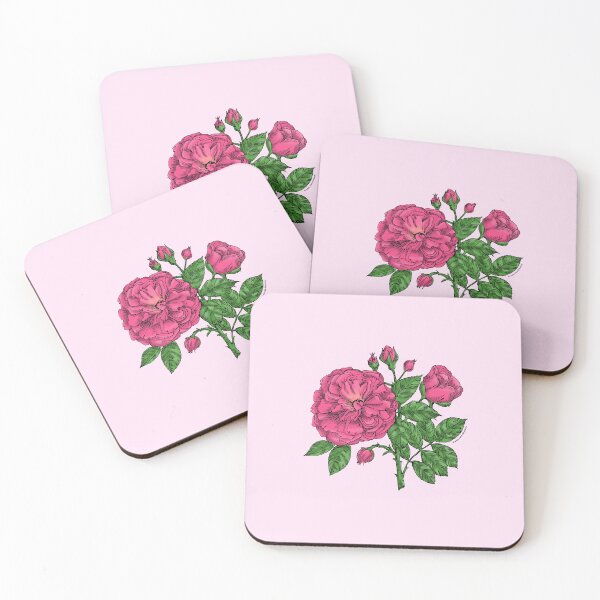 Item preview, Mid Pink Flat Rose Bloom Very Full 40+ Petals In 3+ Rows designed and sold by Rachael Taylor.