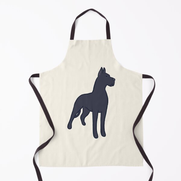Item preview, Black great dane dog illustration  designed and sold by Mayarart.