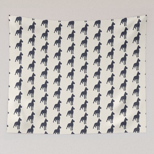 Item preview, Black great dane dog illustration  designed and sold by Mayarart.