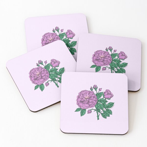 Item preview, Purple Flat Rose Bloom Very Full 40+ Petals In 3+ Rows designed and sold by Rachael Taylor.