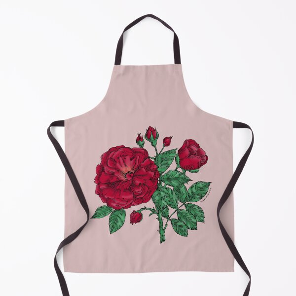 Item preview, Dark Red Flat Rose Bloom Very Full 40+ Petals In 3+ Rows designed and sold by Rachael Taylor.