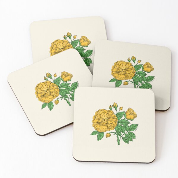 Item preview, Yellow Flat Rose Bloom Very Full 40+ Petals In 3+ Rows designed and sold by Rachael Taylor.