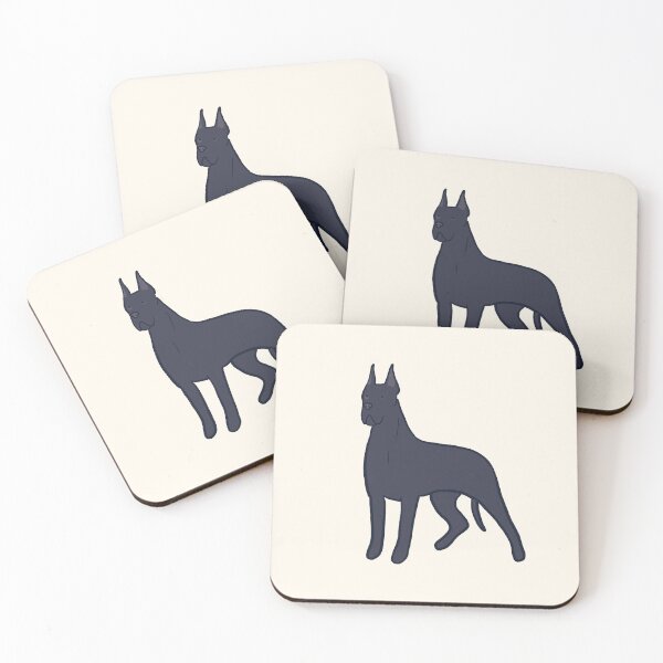 Item preview, Black great dane dog drawing  designed and sold by Mayarart.