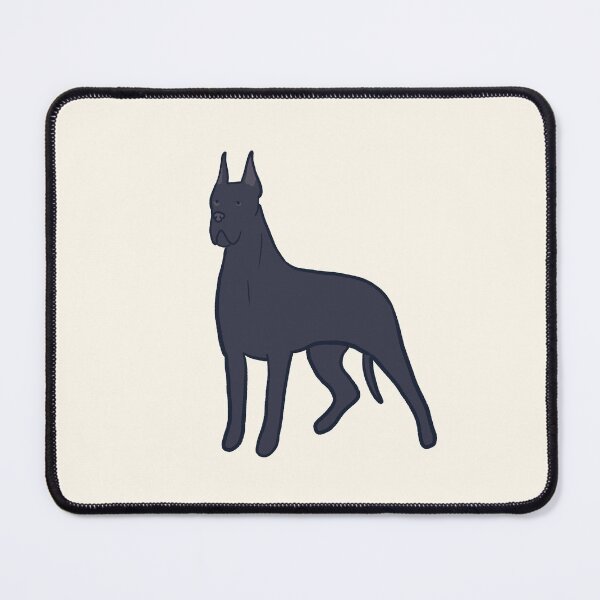 Item preview, Black great dane dog drawing  designed and sold by Mayarart.