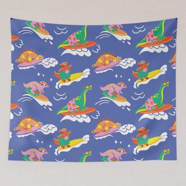 Item preview, Surfing Dino Team designed and sold by PenguinHouse.