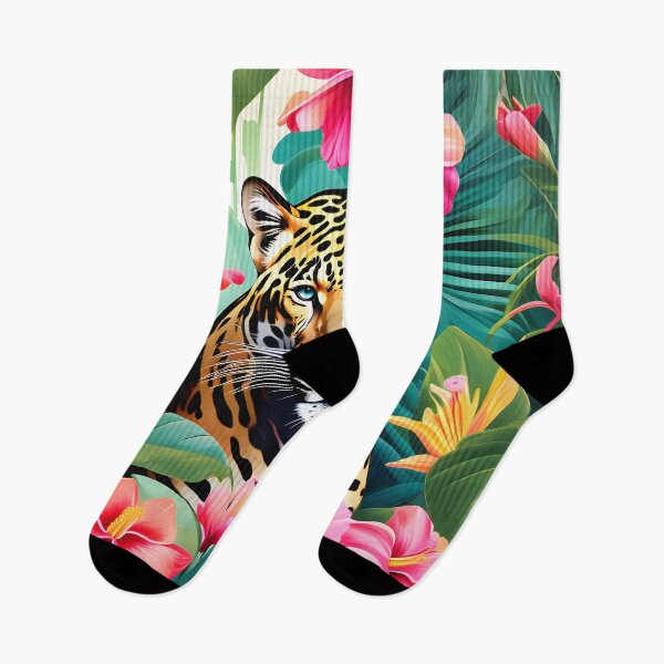 Item preview, Jaguar in the beautiful tropical forest designed and sold by the-cc.