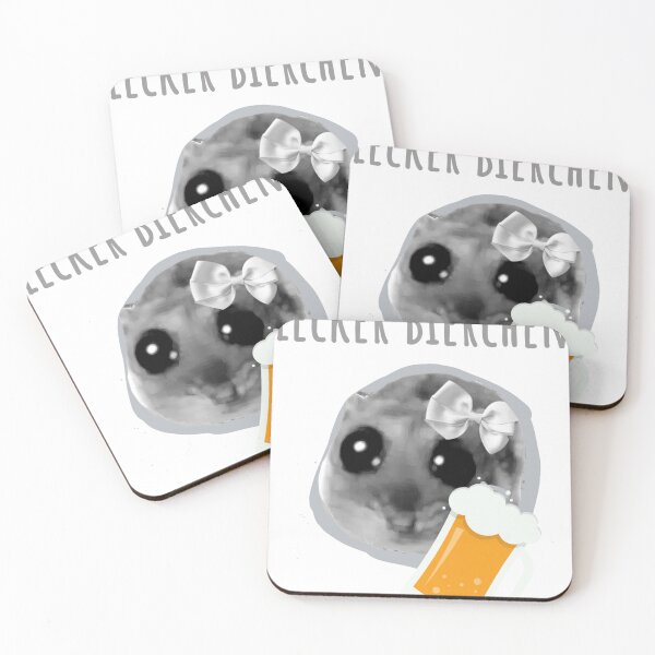 Item preview, delicious beer, beer, sad hamster, tiktoc meme, sad hamster meme designed and sold by theherbst131313.