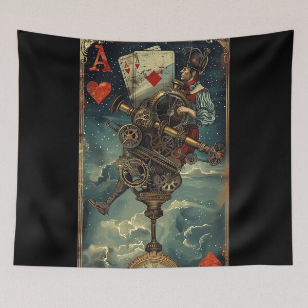 Item preview, Abstract Pocket Aces: Ace of Hearts Playing Card designed and sold by Fantasy Masterpiece.