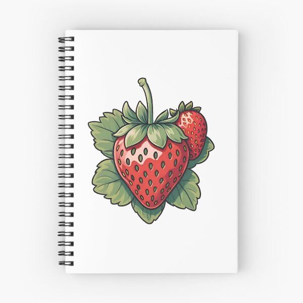 Item preview, Two Strawberries Among Green Leaves designed and sold by EirinDesign.
