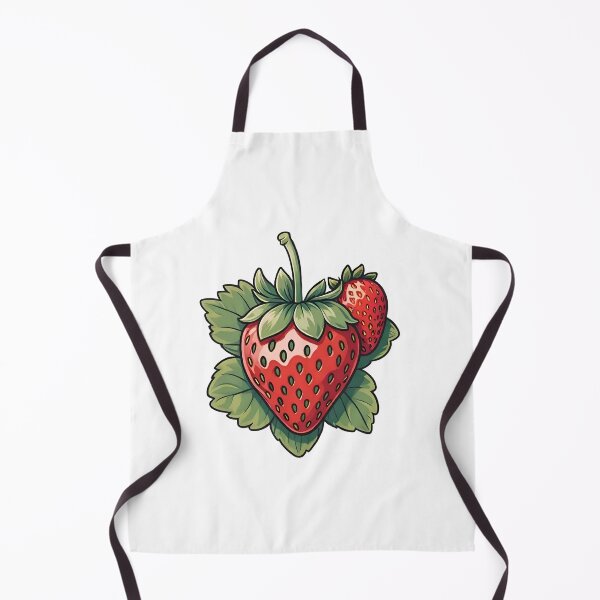 Item preview, Two Strawberries Among Green Leaves designed and sold by EirinDesign.