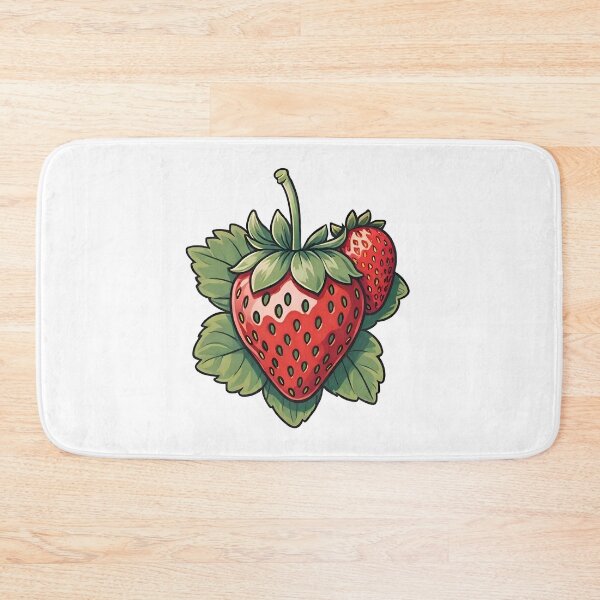 Item preview, Two Strawberries Among Green Leaves designed and sold by EirinDesign.