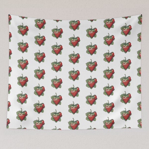 Item preview, Two Strawberries Among Green Leaves designed and sold by EirinDesign.