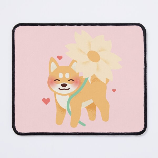 Item preview, Red Shiba Inu with spring feelings designed and sold by MINIMOillu.
