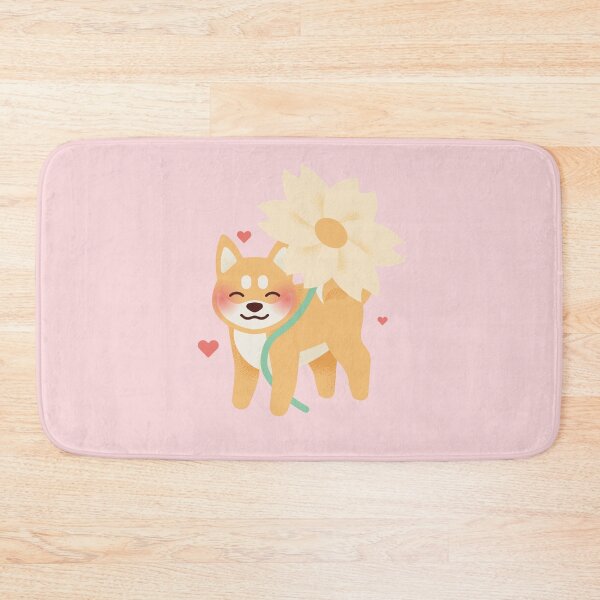 Item preview, Red Shiba Inu with spring feelings designed and sold by MINIMOillu.