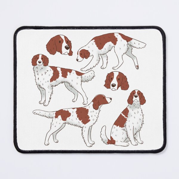 Item preview, Irish red and white setter dog pattern designed and sold by Yaragold.
