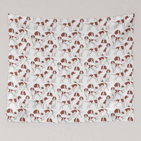 Item preview, Irish red and white setter dog pattern  designed and sold by Yaragold.