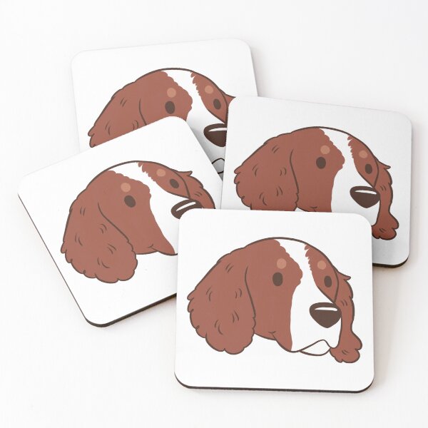 Item preview, Irish red and white setter dog face designed and sold by Yaragold.