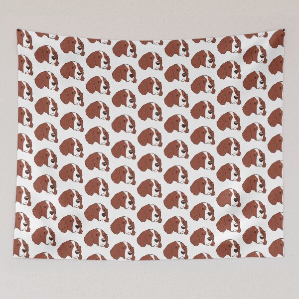 Item preview, Irish red and white setter dog face designed and sold by Yaragold.