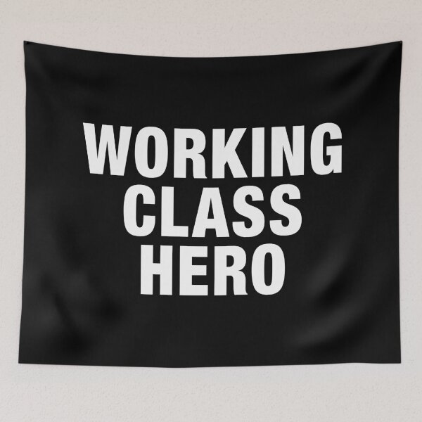 Item preview, Working Class Hero - white designed and sold by DFA.