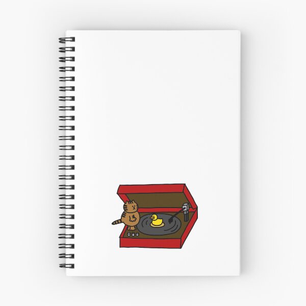 Item preview, a Cat and a Duck on the turntable designed and sold by superbaechoo.