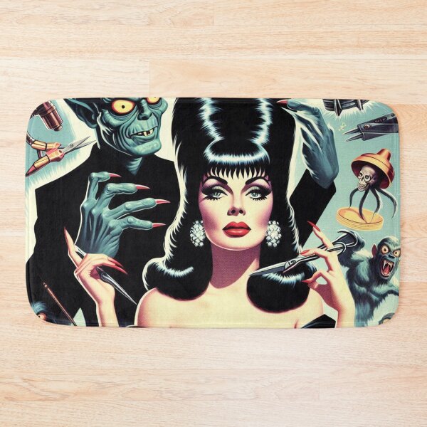 Item preview, Retro Sci-fi Vampire Woman designed and sold by PulpVintage.