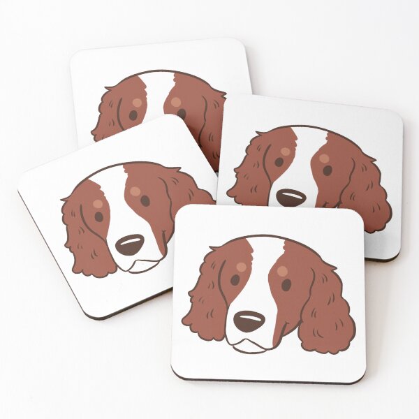 Item preview, Irish red and white setter dog face designed and sold by Yaragold.