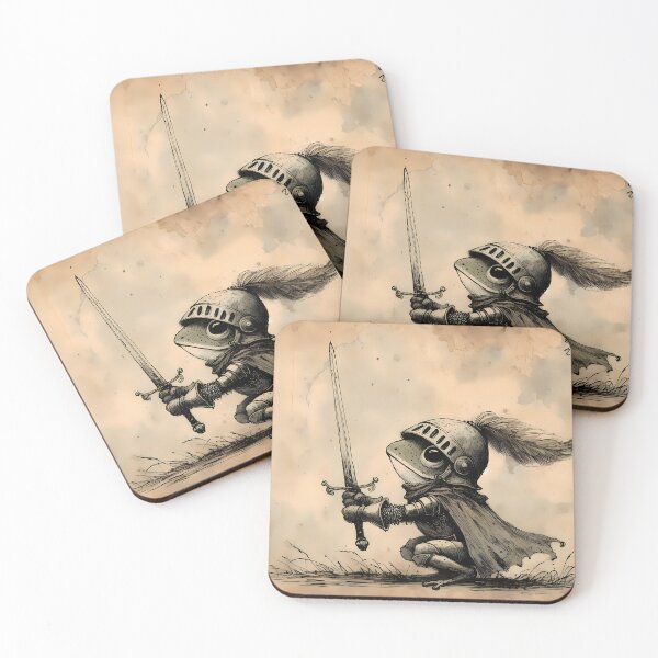 Item preview, The Brave Frog Knight designed and sold by Patriot Artyfact.