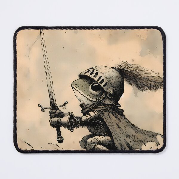 Item preview, The Brave Frog Knight designed and sold by Patriot Artyfact.