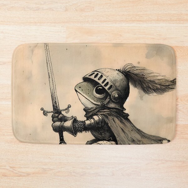 Item preview, The Brave Frog Knight designed and sold by Patriot Artyfact.
