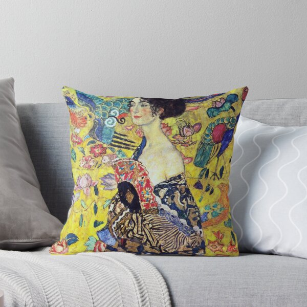 Item preview, Gustav Klimt - Lady with Fan designed and sold by NewNomads.