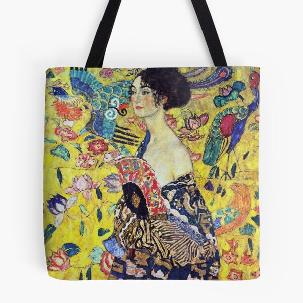 Item preview, Gustav Klimt - Lady with Fan designed and sold by NewNomads.