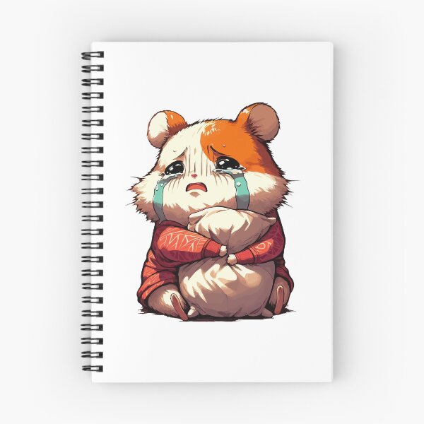 Item preview, Cute Crying Sad Hamster  designed and sold by TomFrontierArt.