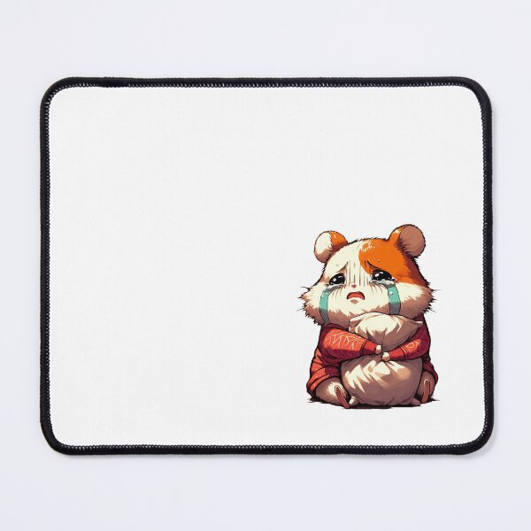 Item preview, Cute Crying Sad Hamster designed and sold by TomFrontierArt.
