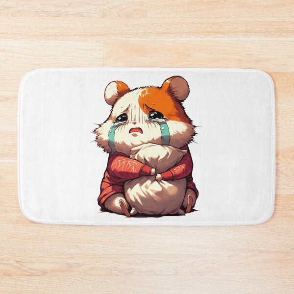 Item preview, Cute Crying Sad Hamster  designed and sold by TomFrontierArt.