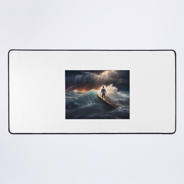 Item preview, Navigating through fluctuating weather conditions and towering waves while sailing. designed and sold by islam gamal.