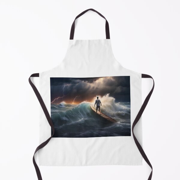 Item preview, Navigating through fluctuating weather conditions and towering waves while sailing. designed and sold by islam gamal.