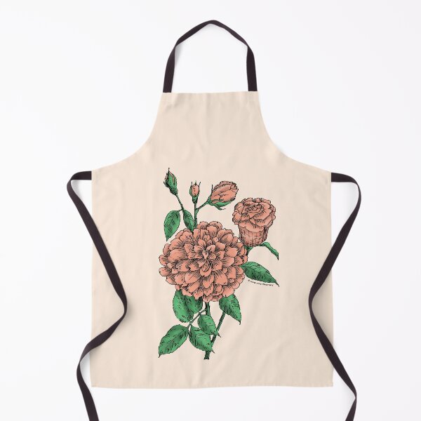 Item preview, Apricot Flat Rose Bloom Full 26-40 Petals In 3+ Rows designed and sold by Rachael Taylor.