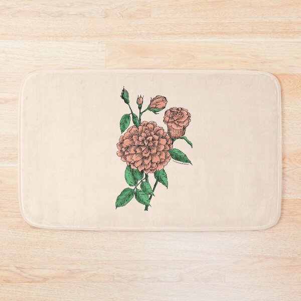 Item preview, Apricot Flat Rose Bloom Full 26-40 Petals In 3+ Rows designed and sold by Rachael Taylor.