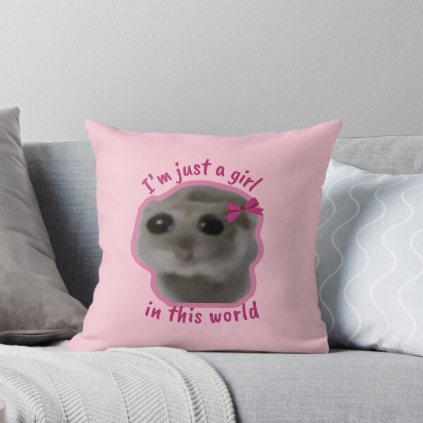 Item preview, Sad Hamster I'm Just A Girl In This World designed and sold by Megurix.