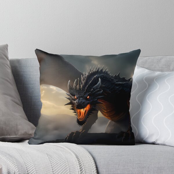 Item preview, Dark Fantasy Art - Epic Roaring Dragon designed and sold by Fantasy Masterpiece.