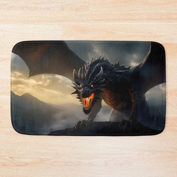 Item preview, Dark Fantasy Art - Epic Roaring Dragon designed and sold by Fantasy Masterpiece.