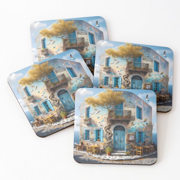 Item preview, Seaside Cafe designed and sold by Vibranta Studio.