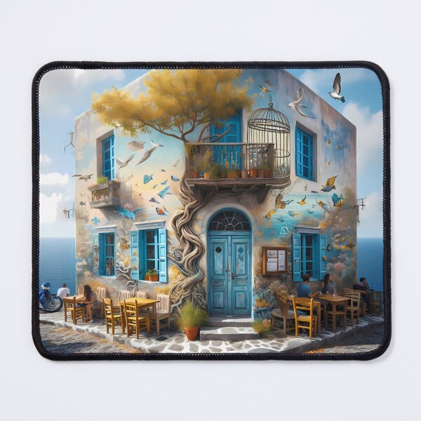 Item preview, Seaside Cafe designed and sold by Vibranta Studio.
