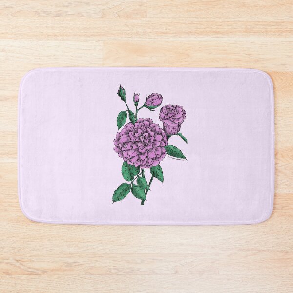 Item preview, Purple Flat Rose Bloom Full 26-40 Petals In 3+ Rows designed and sold by Rachael Taylor.