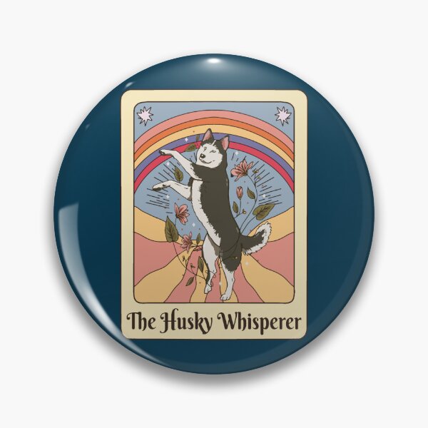 Item preview, Siberia Husky Dog Whisperer Floral Cartoon Tarot designed and sold by Teartynuy.