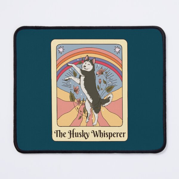 Item preview, Siberia Husky Dog Whisperer Floral Cartoon Tarot designed and sold by Teartynuy.