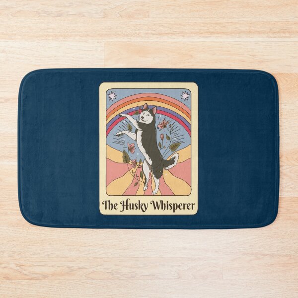 Item preview, Siberia Husky Dog Whisperer Floral Cartoon Tarot designed and sold by Teartynuy.