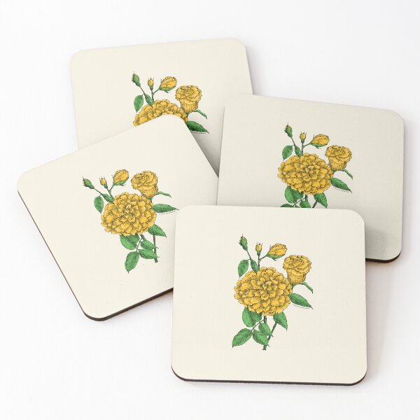 Item preview, Yellow Flat Rose Bloom Full 26-40 Petals In 3+ Rows designed and sold by Rachael Taylor.
