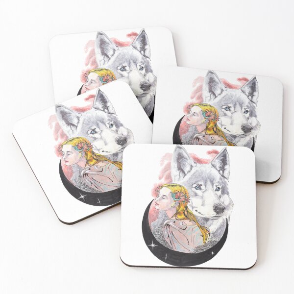 Item preview, The wolf and the woman designed and sold by  Almatierra.